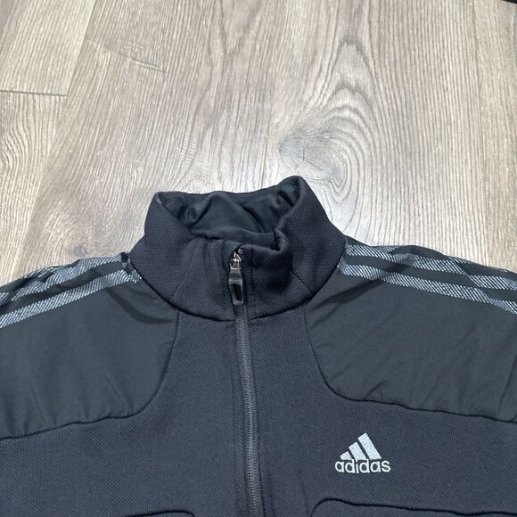 Adidas Terrex Swift Fleece Running Black Zipup Jacket Womens Medium - Picture 3 of 6